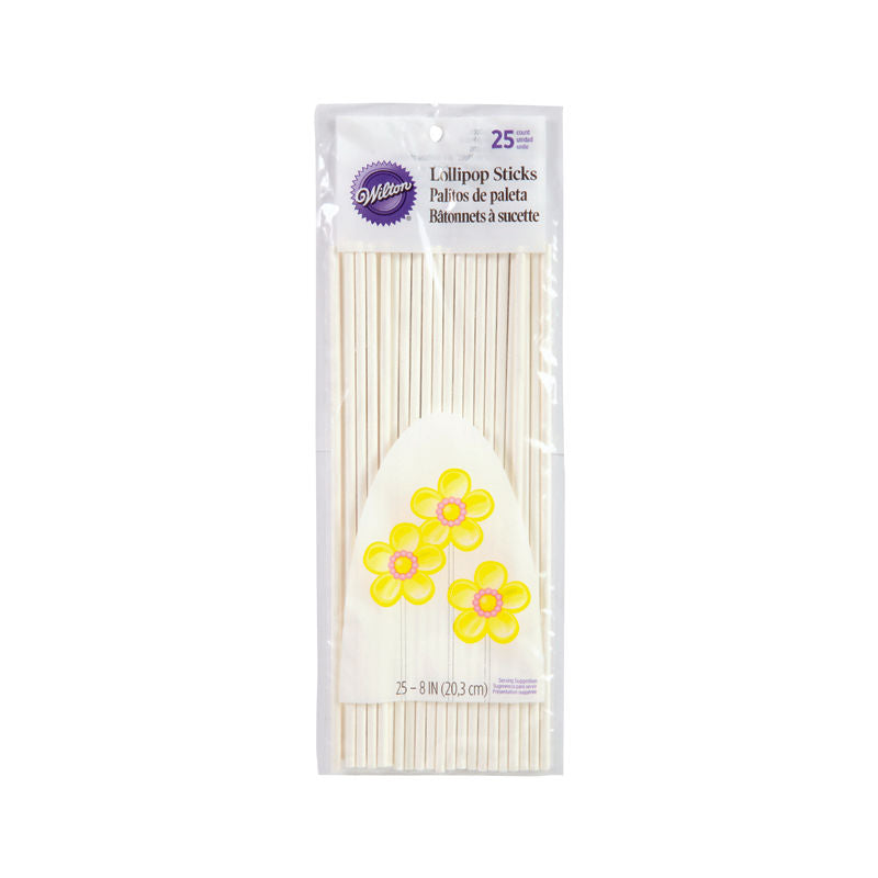 Wilton Lollipop Stick Paper 8" 1912-9320  - 25Pc