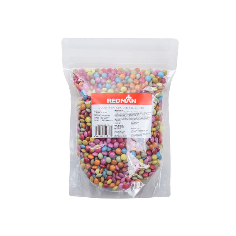 Redman Decor Mini Chocolate Lentil  - 500 G