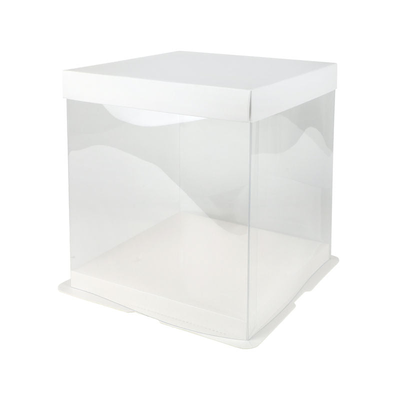 Redman Pvc Display Cake Box White 30X30Xh25Cm - 1 Pc