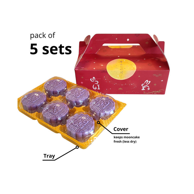 Redman Mooncake Box W Tray Happy Moment 6S  - 5Set
