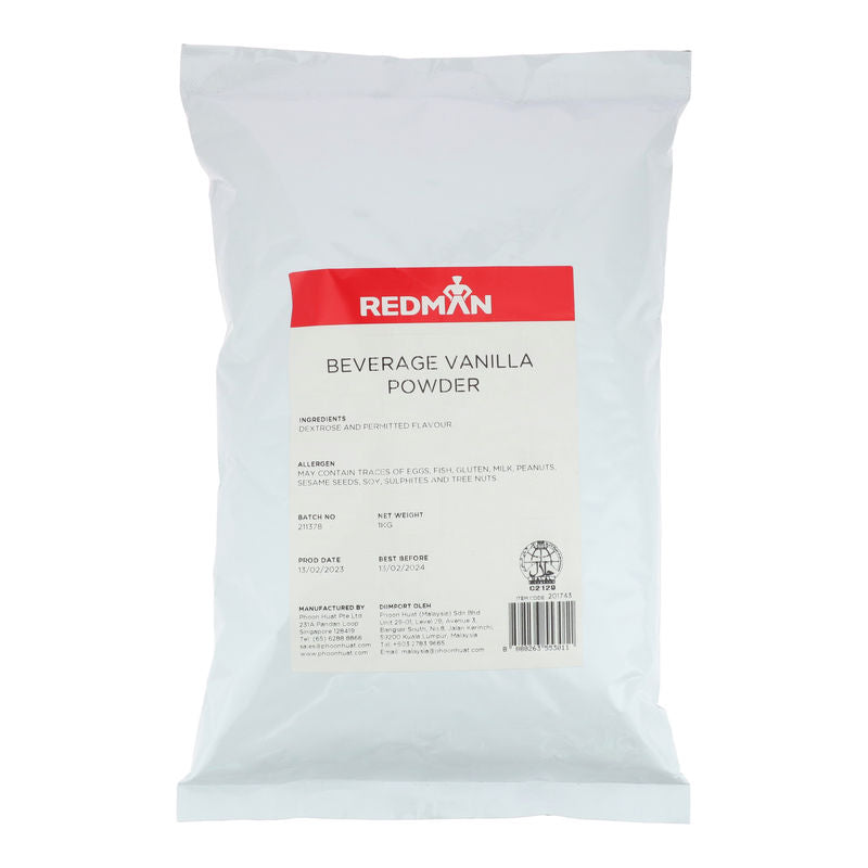 Redman Beverage Vanilla Powder  -  1Kg