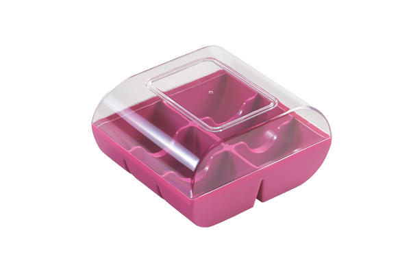 Redman Box Plastic Macaron 6 Fuxia Redman  - 1 Pc