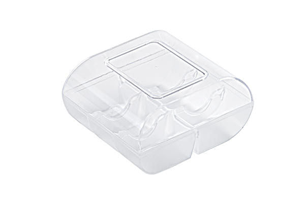Redman Box Plastic Macaron 6 Transparent Redman  - 1 Pc