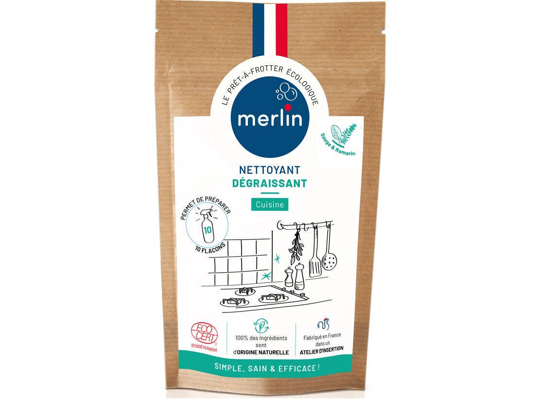 Merlin Green Sage And Rosemary Multi-Purpose Cleaner Refill  - 100 G