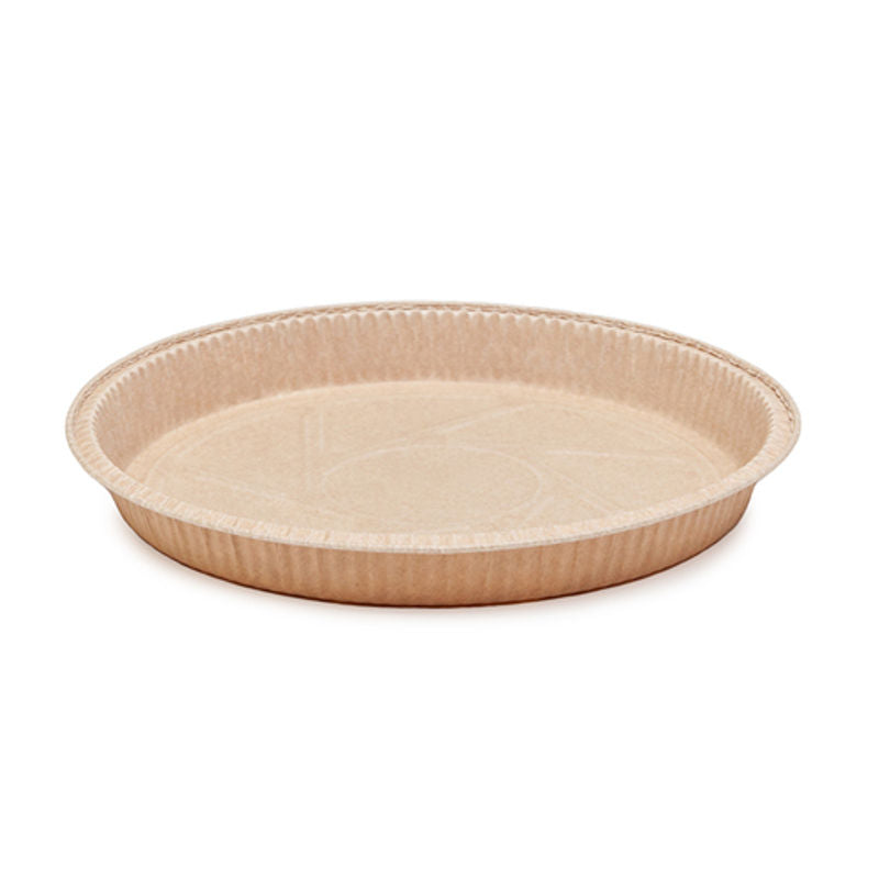 Ecopack Paper Pie Mould Round 158X31X170 Gold  - 10Pc