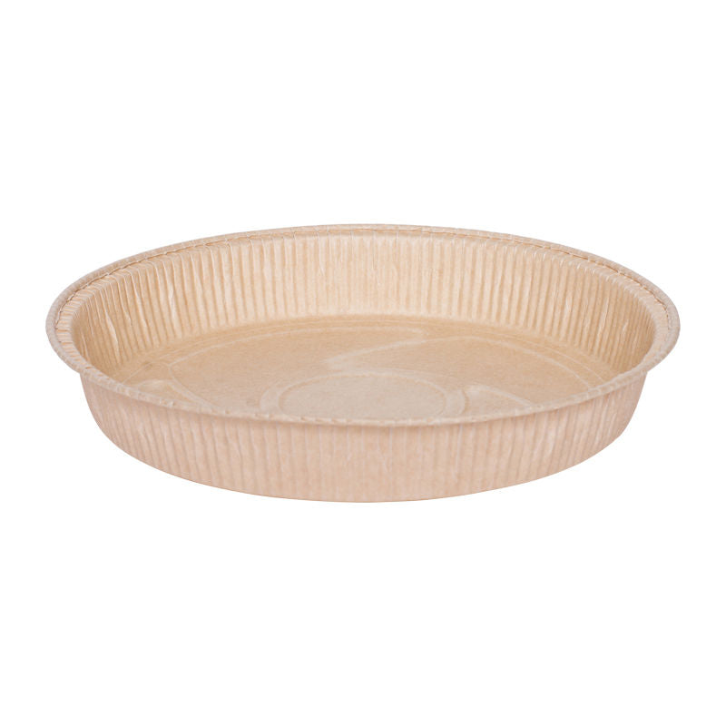 Ecopack Paper Pie Mould Round 180X30X189 Gold  - 10Pc