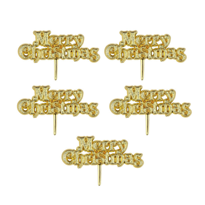 Redman X'Mas Tag Gold C117  -  5Pc
