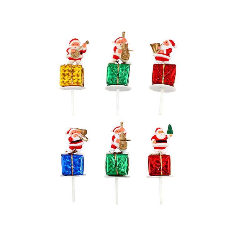 Redman Xmas Santa On Presents  -  6Pc