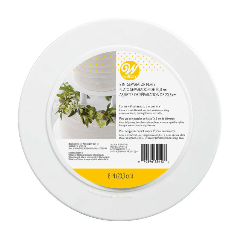 Wilton Round Separator Plate 8 302-8  - 1 Pc