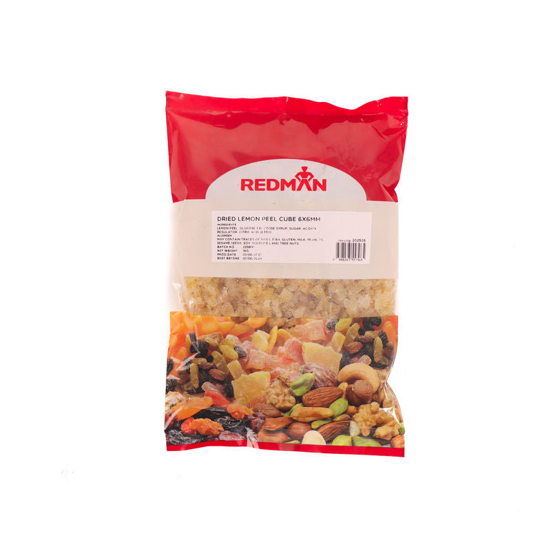 Redman Dried Lemon Peel Cube 6X6Mm  -  1Kg