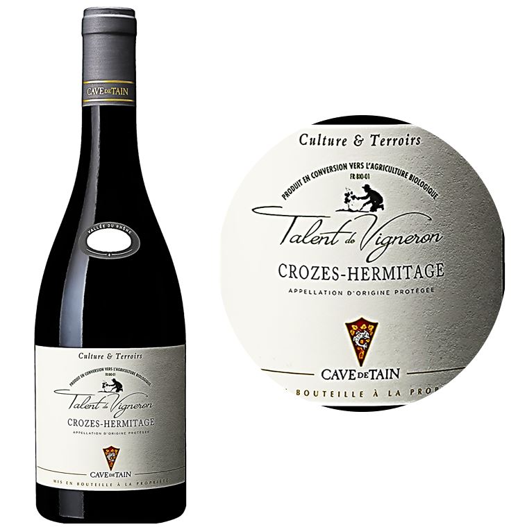 Talent De Vigneron Syrah Org Crozes Hermitage Red Wine  - 75Cl