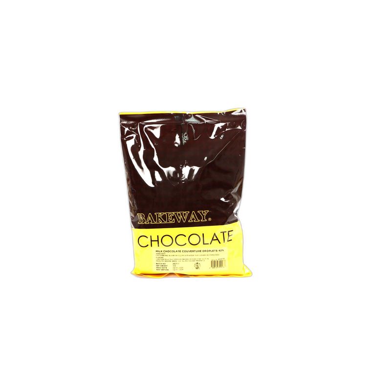Bakeway Choc Couv Milk Drop 42%  -  1Kg
