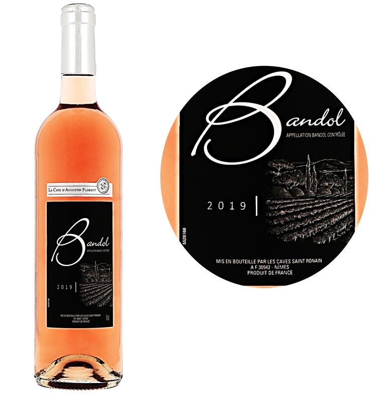 Selection A. Florent Mourvedre Bandol Rose Wine  - 75Cl