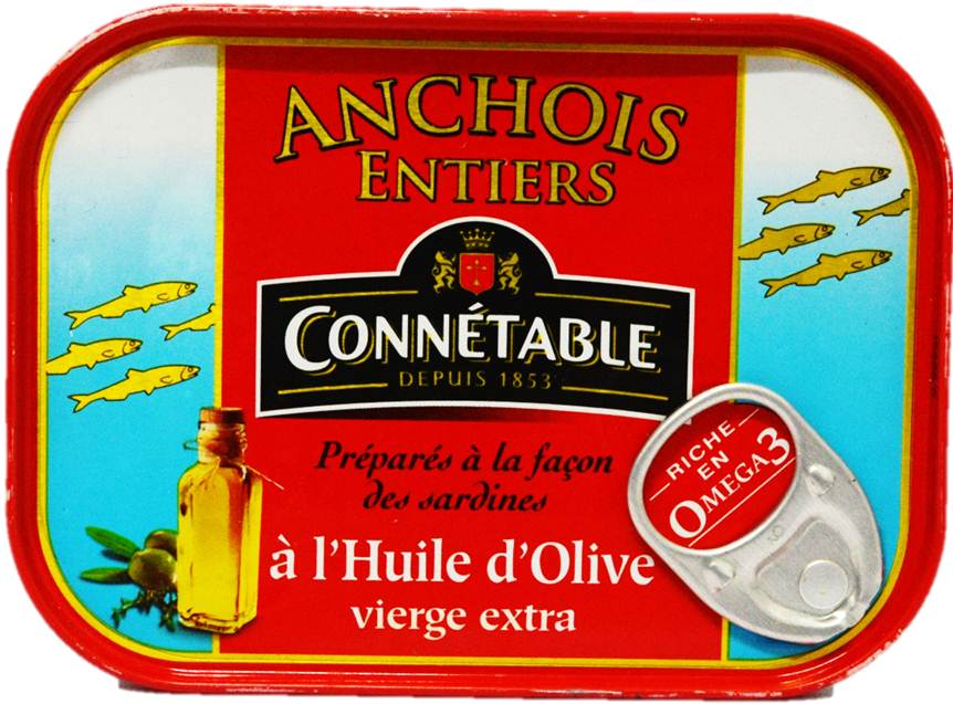 Connetable Whole Anchovies In Olive Oil  - 100 G