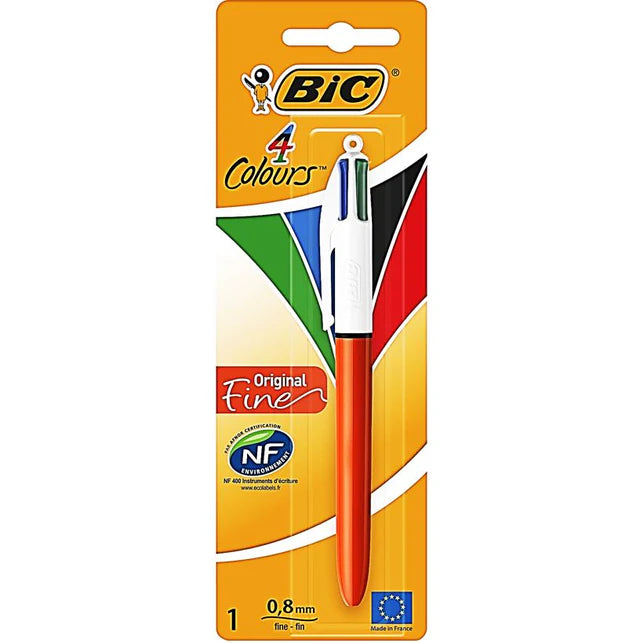 Bic Original 4 Colours Ballpoint Pen - 1 PC