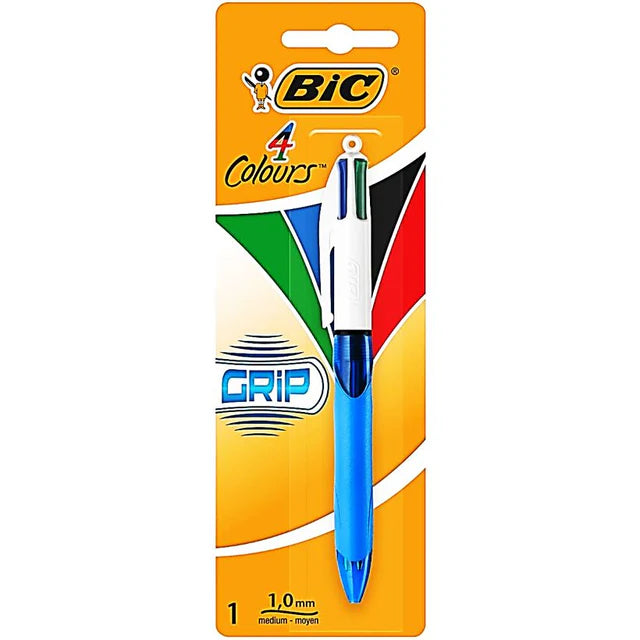 Bic 4 Colours Ballpoint Pen Grip - 1 PC