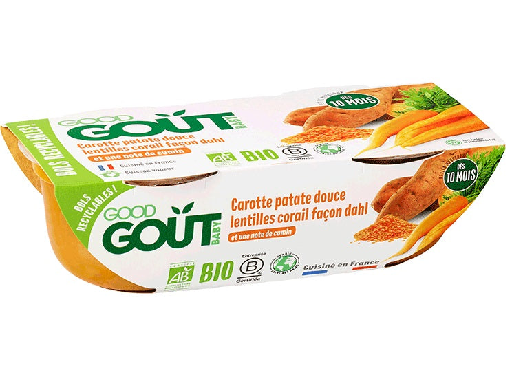 Good Gout Carrots Sweet Potato Lentils Dahl  - 190 G