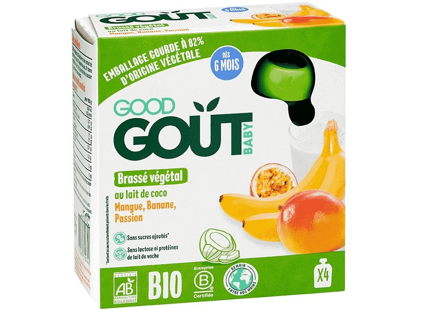 Good Gout Coconut Mango Banana Passion Yogurt  -  85 G