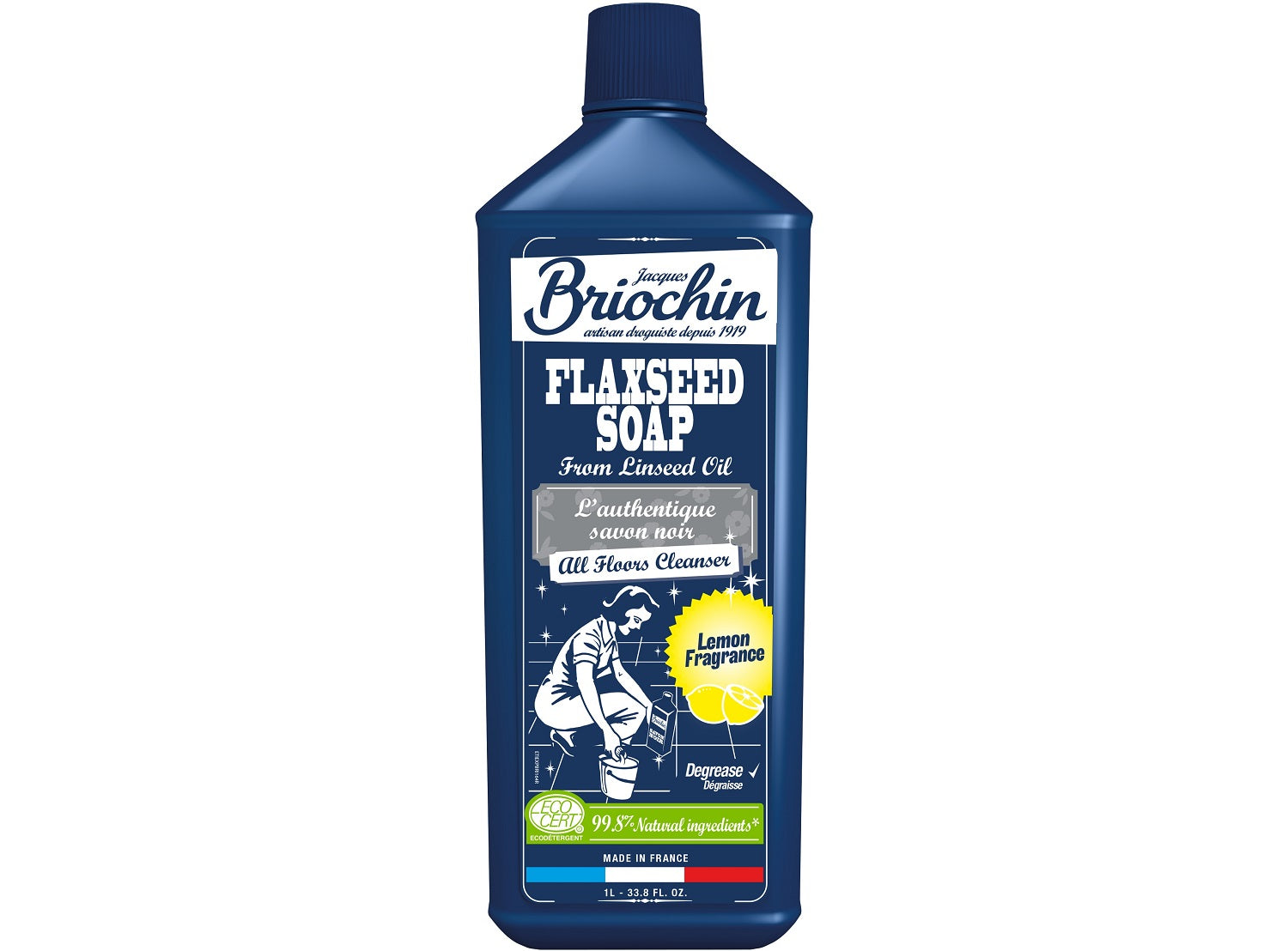 Briochin Flaxseed Liquid Soap Lemon  -1 L