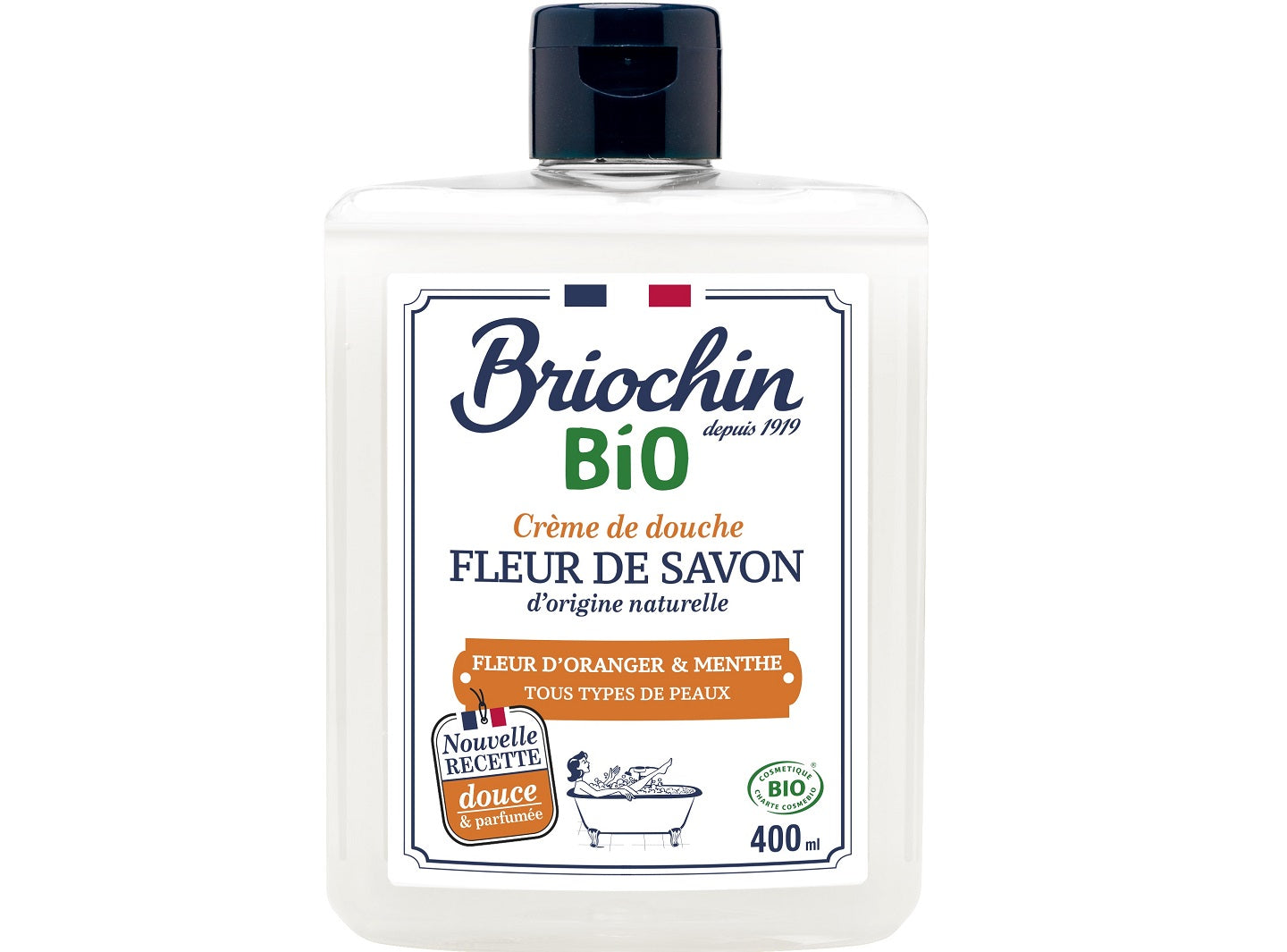 Briochin Organic Orange And Mint Shower Cream  - 400 ML