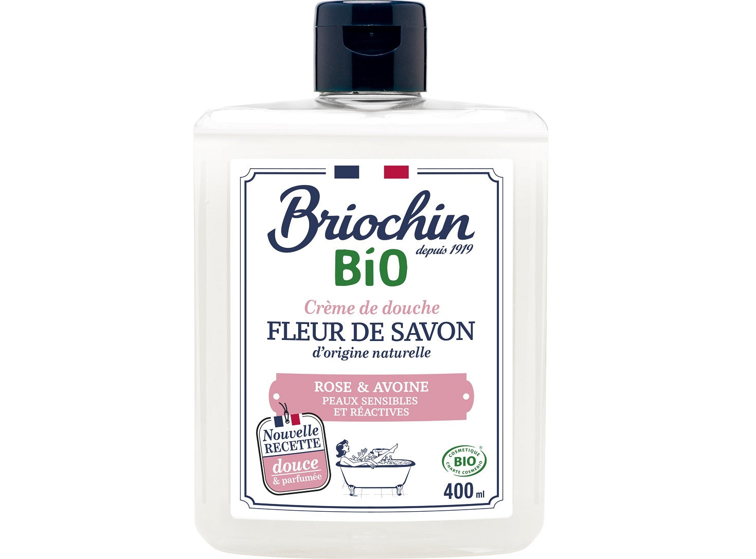 Briochin Organic Rose And Oats Shower Cream  - 400 ML