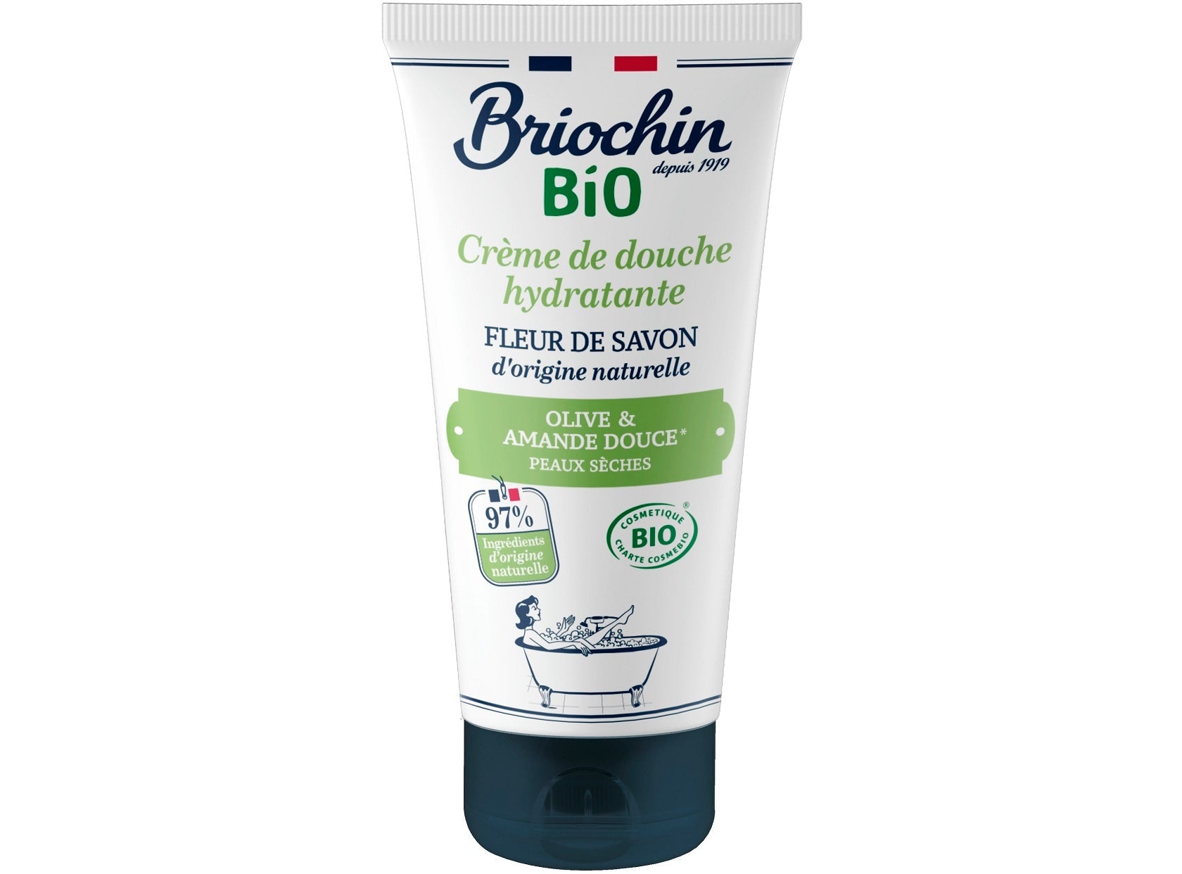 Briochin Organic Olive And Almond Shower Cream  - 200 ML