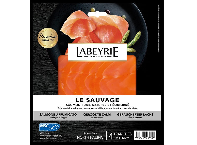 Labeyrie Smoked Salmon Le Sauvage  - 120 G