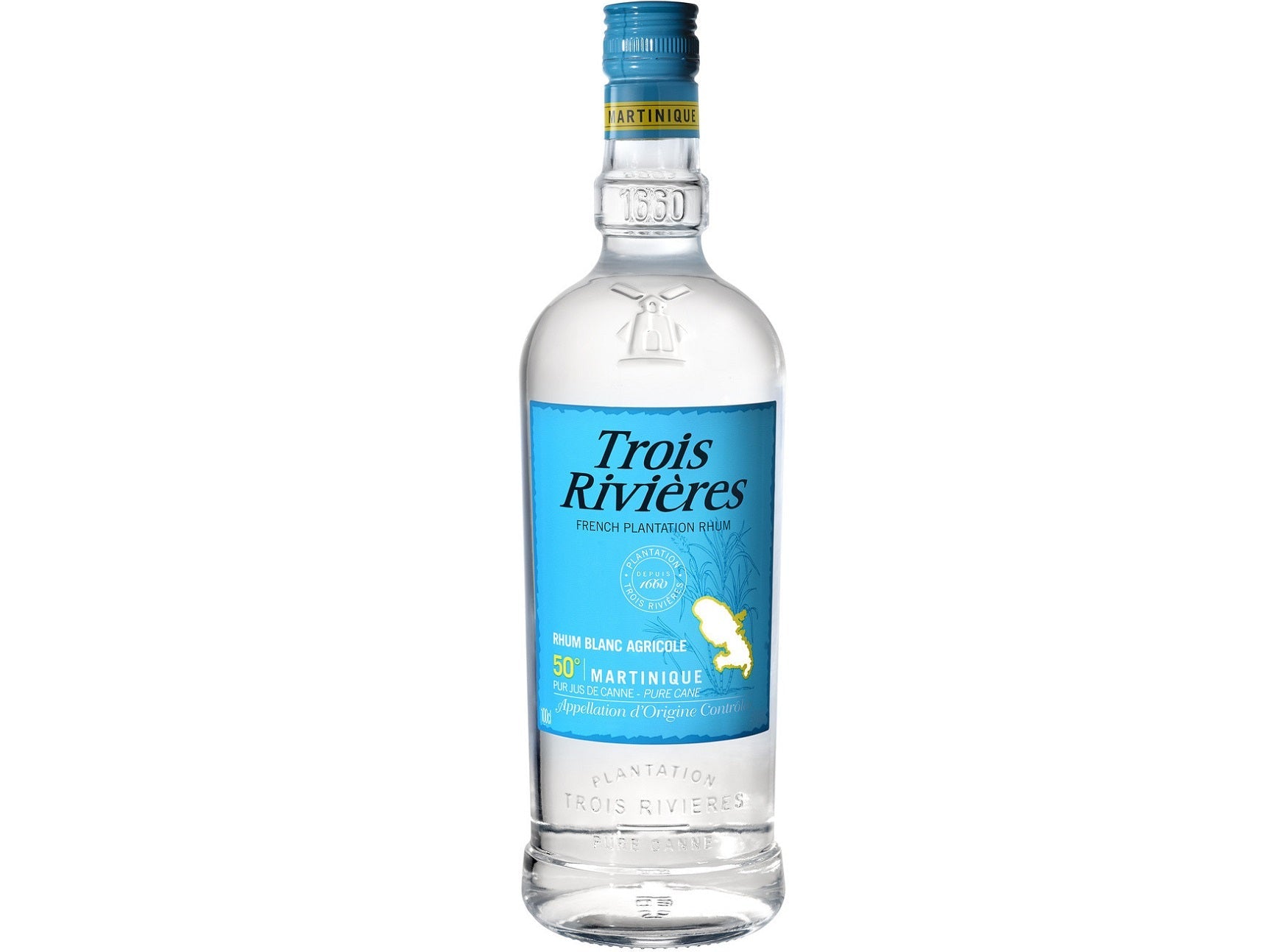 Trois Rivieres Trois Rivieres White Rum 50%  - % 1L