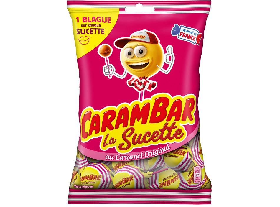 Carambar Caramel Lollipops  -  84 G