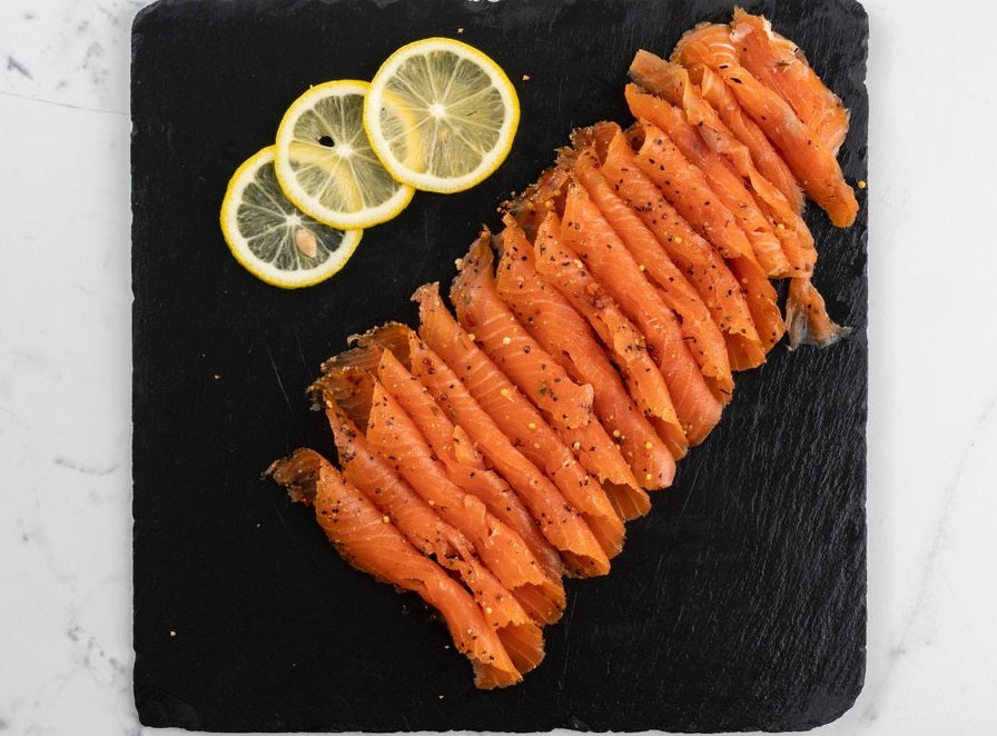 Fassler Gourmet Black Pepper Smoked Salmon  -  75 G