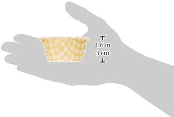 Redman Muffin Baking Case Gold Grid 50X40X80Mm 100Pcs  - 1 Pc