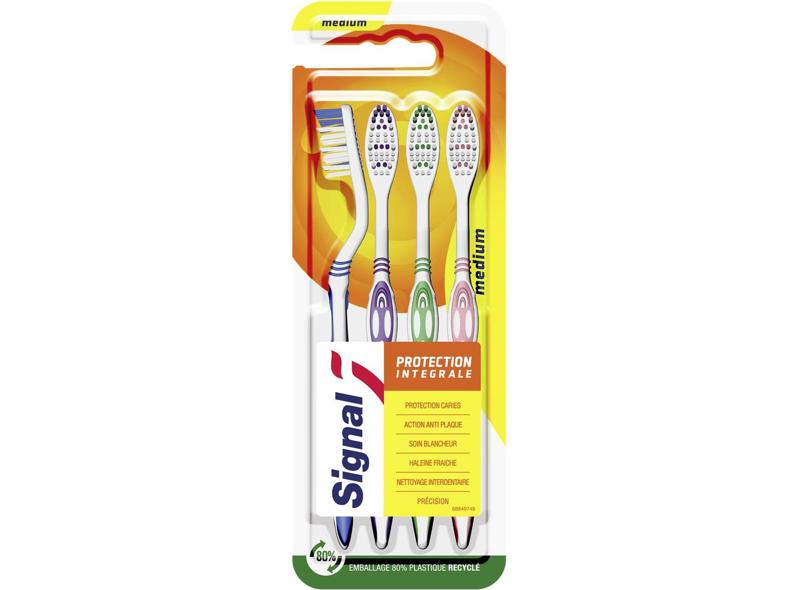 Signal Integral Protection Toothbrush  -  4Pc