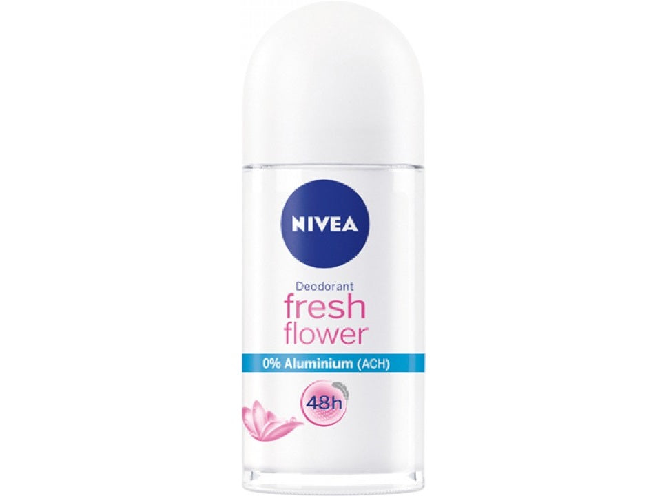 Nivea Fresh Flower Roll-On Deodorant  - 50Ml
