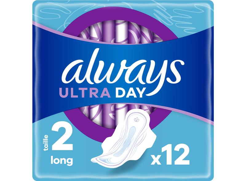 Always Ultra Long Sanitary Pads Wings  - 12Pc