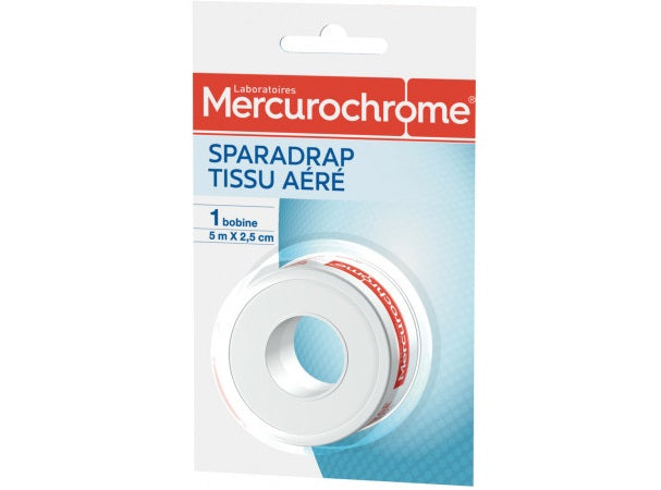Mercurochrome Airy Fabric Plaster 2.5Cm  - m 5M