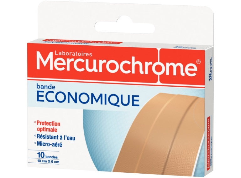 Mercurochrome Economy Bandage To Cut 6Cm  - 10Pc