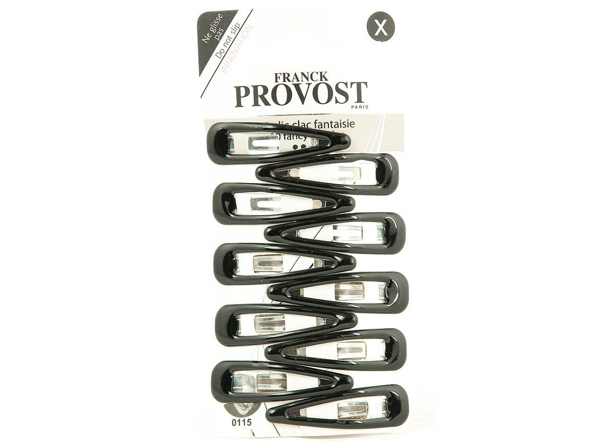 Franck Provost Anti-Slip Click-Clack Clip  -  8Pc