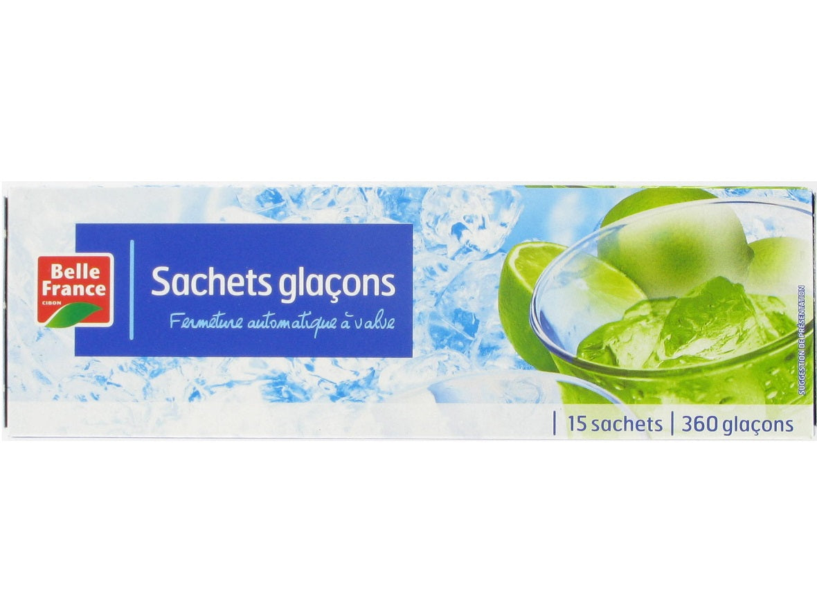 Belle France Ice Cube Bags  - 15Pc