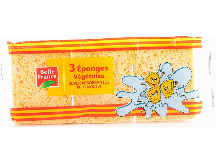 Belle France Cellulose Sponges Small  -  3Pc