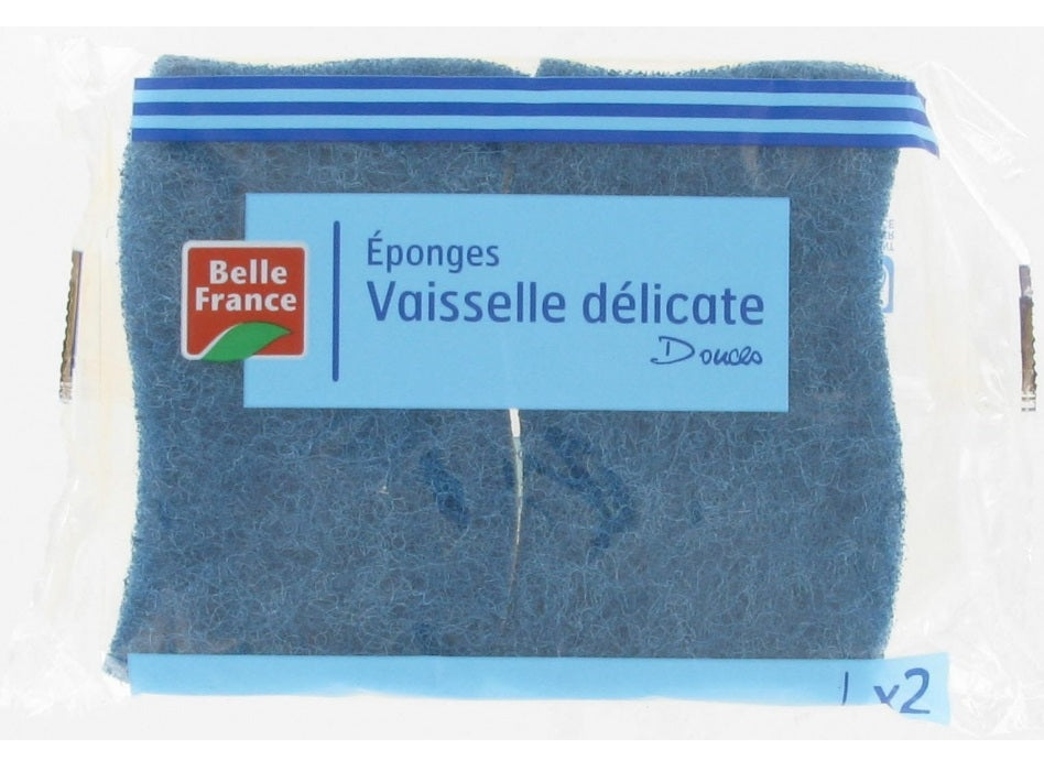 Belle France Soft Scrubbing Sponge Delicate  -  2Pc