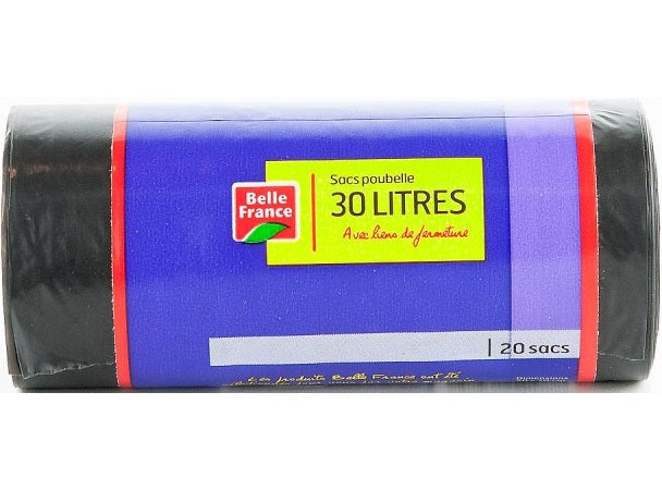 Belle France Bin Liners 30L  - 20Pc