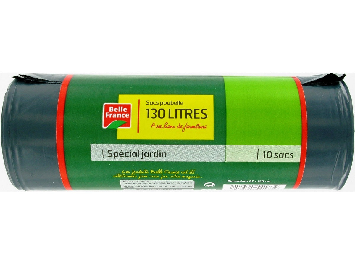 Belle France Bin Liners 130L  - 10Pc