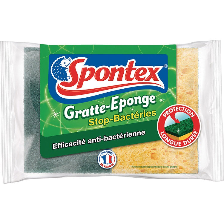 Spontex Antibacterial Scrubbing Sponges  -  2Pc