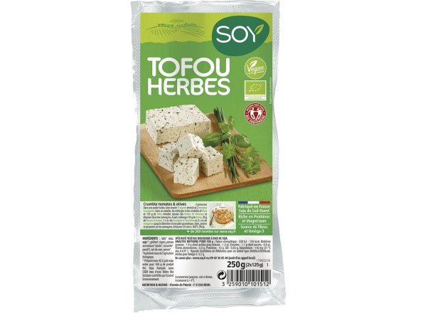 Soy Tofu With Organic Herbs  - 125 G