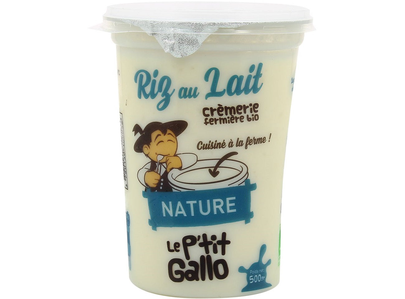 Le P Tit Gallo Org Plain Rice Pudding  - 500 G