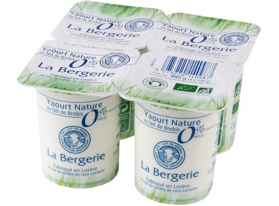 La Bergerie Org Sheeps Milk Plain Yoghurt  - 120 G