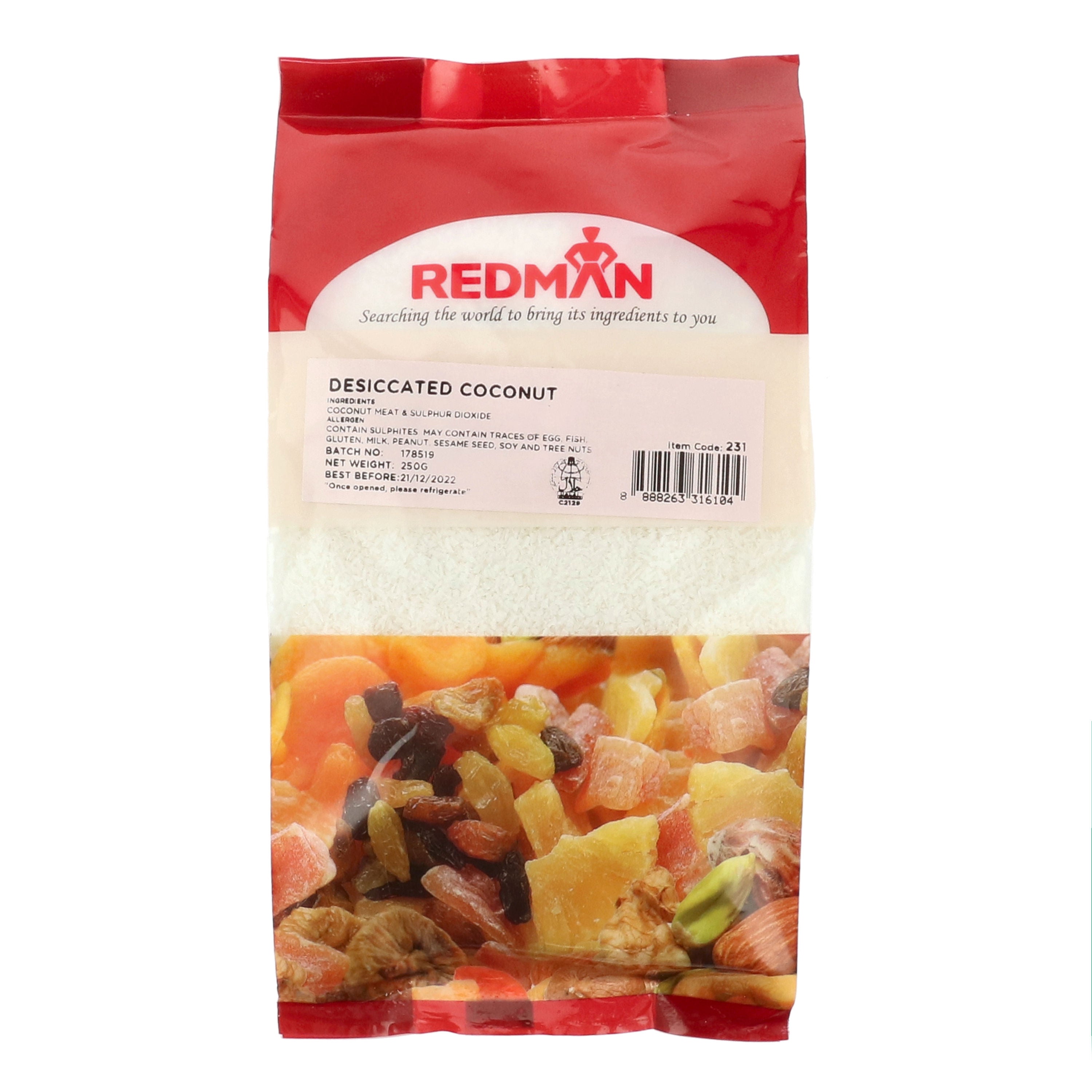 Redman Dessicated Coconut - 250 G