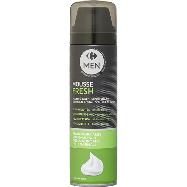 Carrefour Fresh Shaving Foam Normal Skin  - 250 ml