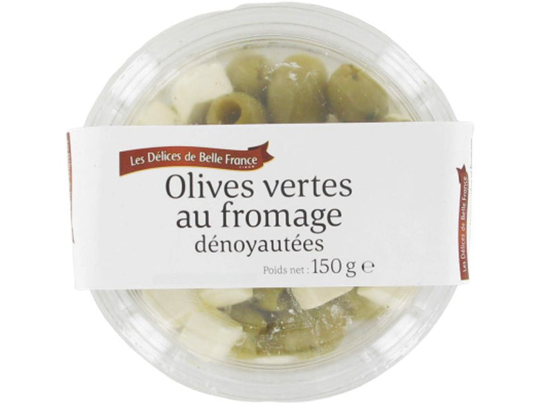 Delice De Belle France Pitted Green Olives  - 150 G