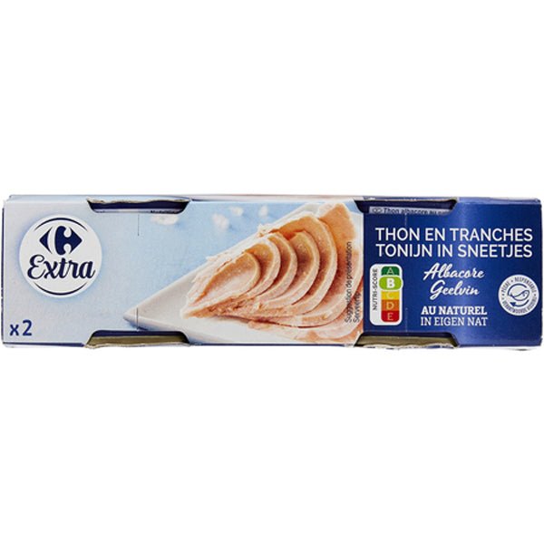 Carrefour Albacore Tuna Chunks Natural  - 132 G
